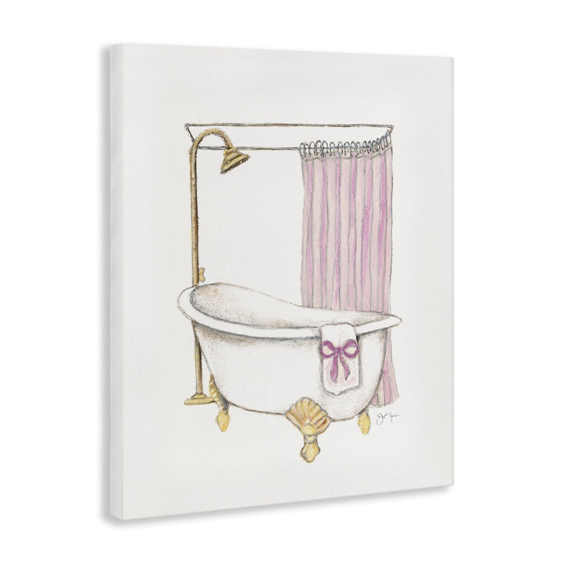 Simple baignoire avec nœud en toile, design par Janet Tava, H 48 po x l 36 po