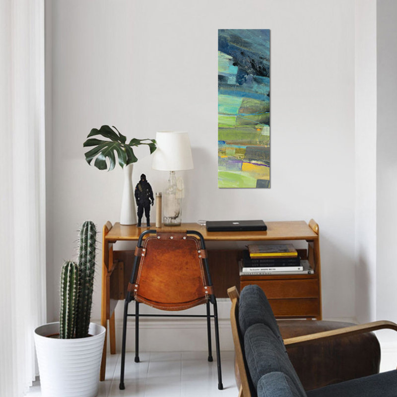 «View of the Coast Panel I», reproduction d'art sur toile, H 36 po x l 12 po x P 1,5 po, Toile tendue