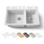 Riverby® 33" undermount double-bowl workstation kitchen sink-1731489199