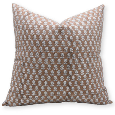 Tarnagini Floral Cotton Indoor/Outdoor Pillow Cover