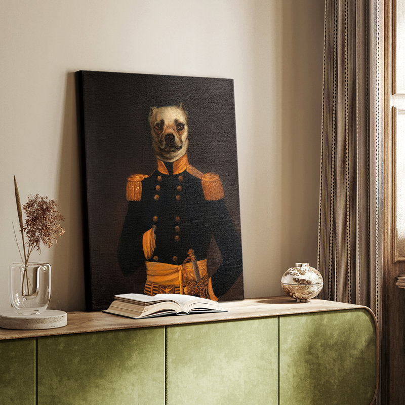 Major-général - galerie Cavas, H 60 po x l 40 po