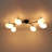 6 - Light Elliptical Opal Glass Globe Linear Semi Flush Mount-1612005155
