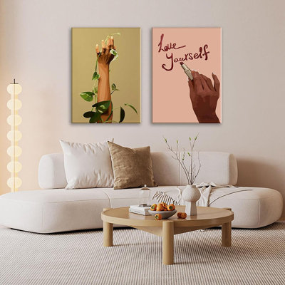 2 Piece Wrapped Canvas Print