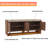 47.24''w Fluted Entryway Shoe Storage Bench With 4 Doors And Adjustable Shelf-480176588