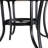 48'' Round Cast Aluminum Outdoor Dining Table with Ceramic Top and 1.9'' Umbrella Hole