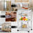 Kitchen Island Cart With Stainless Steel Tabletop And Basket
