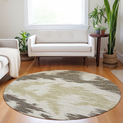 Premium Machine Washable Lisse Chocolate Rug