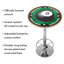 Table de bar Rack'em à 8 boules avec repose-pieds