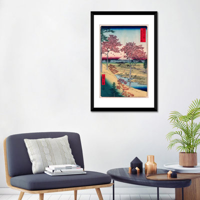 «Toto Meguro» par Ando Hiroshige, impression sur toile tendue