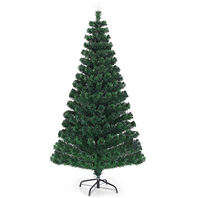 Artificial Christmas Tree Green with LED Lights