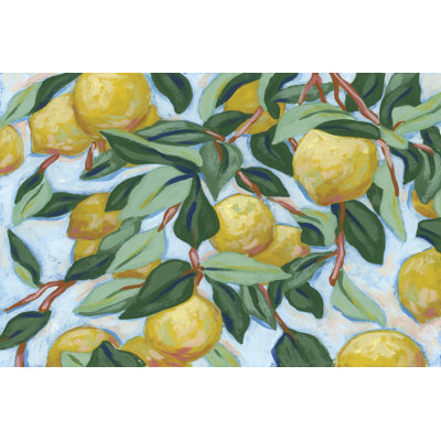 Tayaba Sunshine Citrus II by June Erica Vess - Wrapped Canvas Print