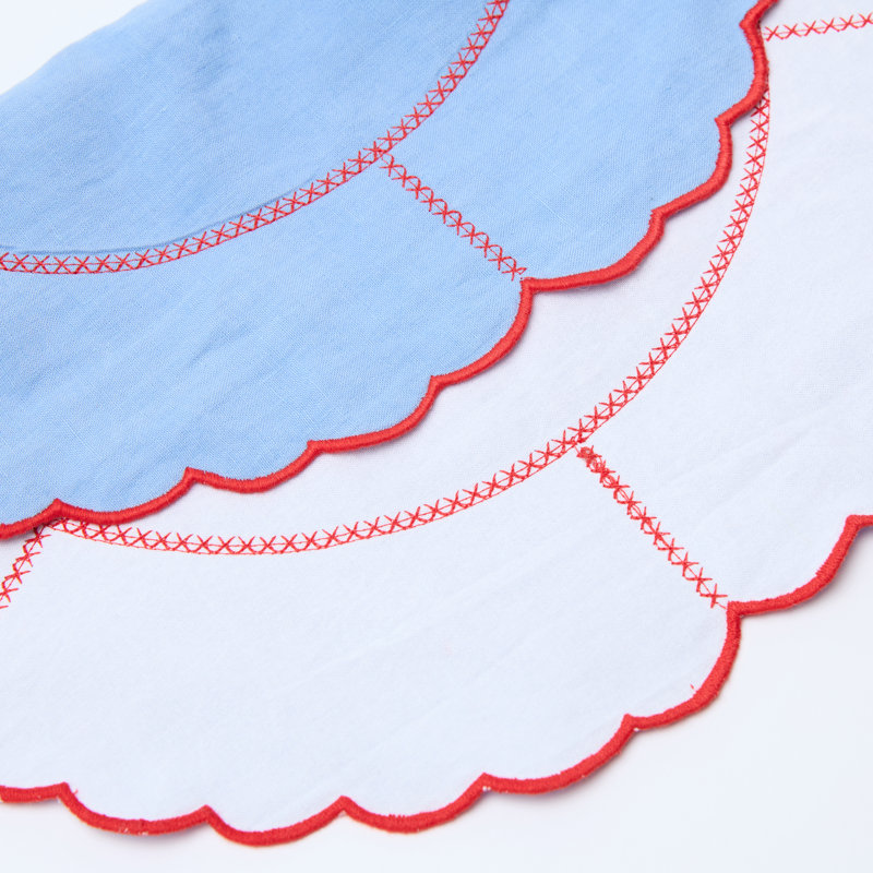 Pizani Linen and Cotton Round Placemat Set