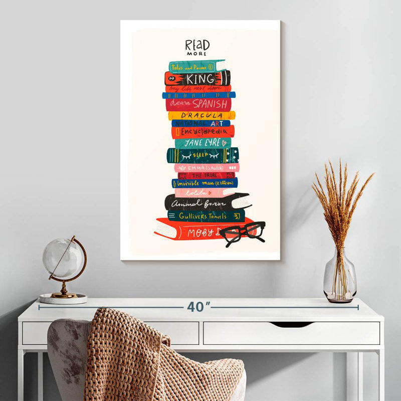 Keiraleigh Read More Book Stack, 30" H x 20" W