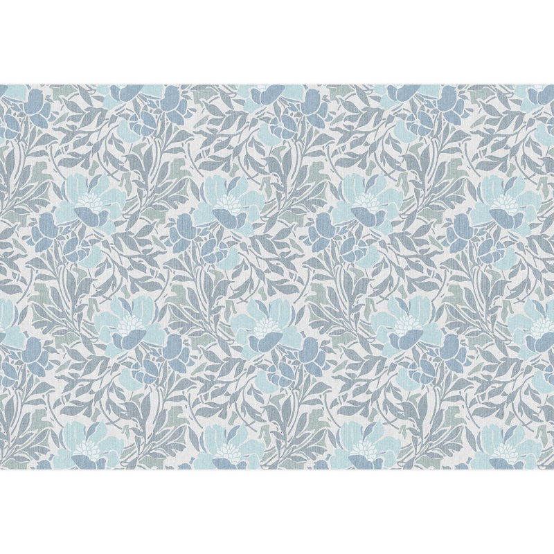 Bordure florale pelez et collez, L 100 po x l 144 po