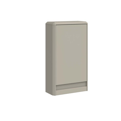 DAX Venice 17" Tall Single Door Side Cabinet, Matt Mink