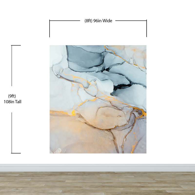 Murale à motif quartz de pierre Hasbrouck, l 96 po x L 108 po