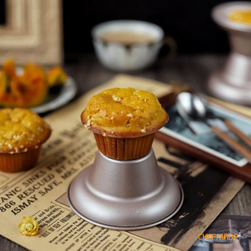 Moule à gâteau muffin, ensemble de moules à gâteau antiadhésif 4 pièces 4 pièces CHEFMADE