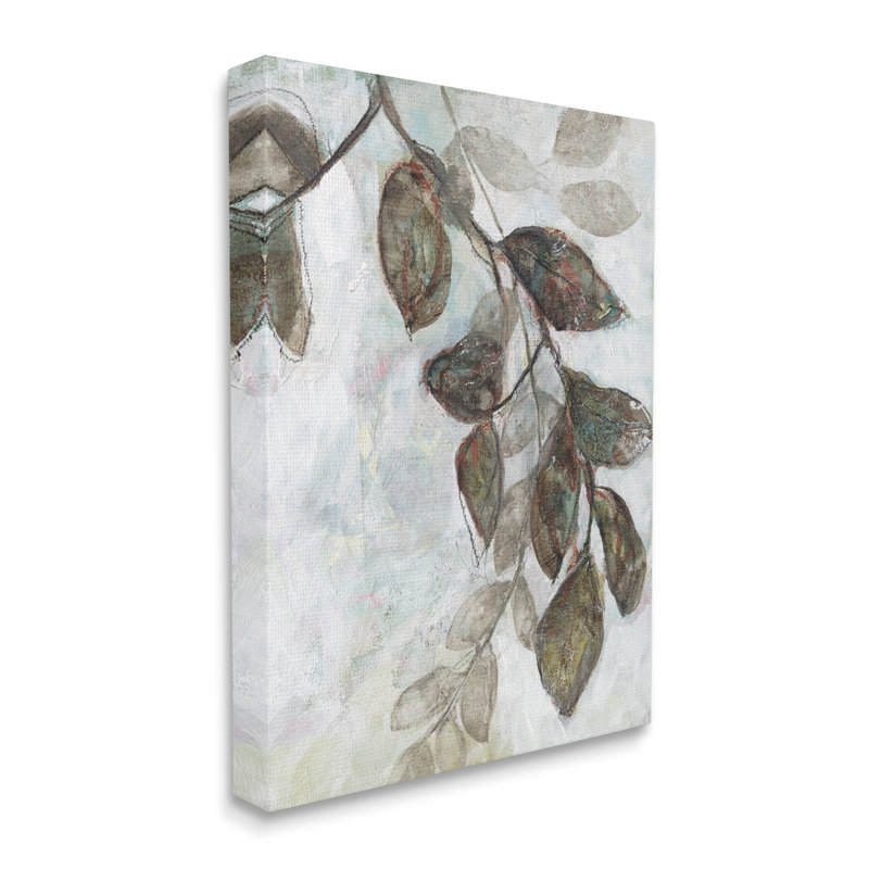 «Tree Branches S Croise Leaves» par Jennifer Goldberger - impression sur toile, H 30 po x l 24 po, Toile tendue