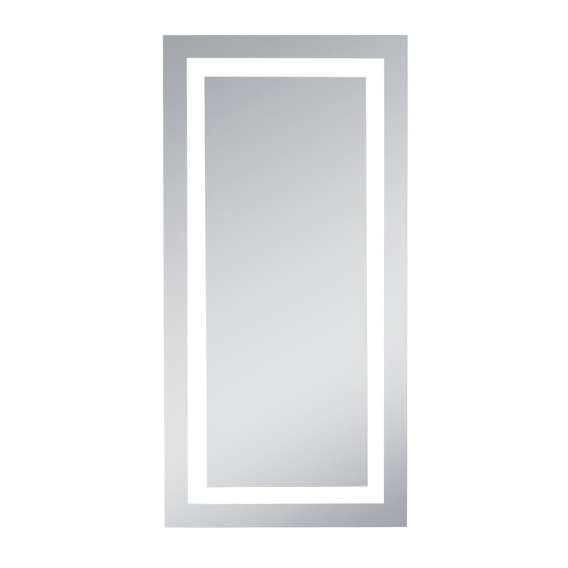 Kenno Flat LED Wall Mirror, 40" x 20"