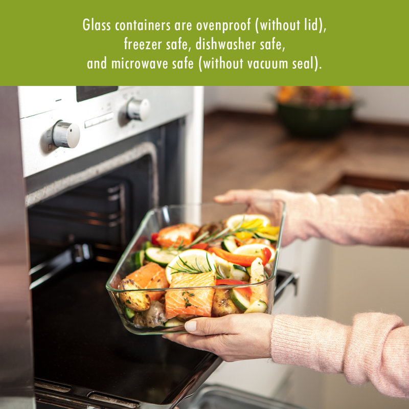 Fresh & Save Glass Airtight Meal Prep Small Food Storage Container Set