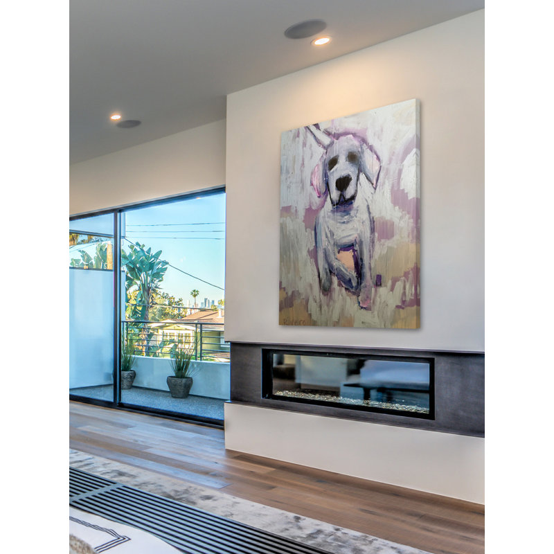 « welcome home », reproduction d’art sur toile tendue encadrée, H 60 po x l 40po x P 1,5 po