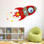 Flying Rocket Wall Stickers-369720980-369720978