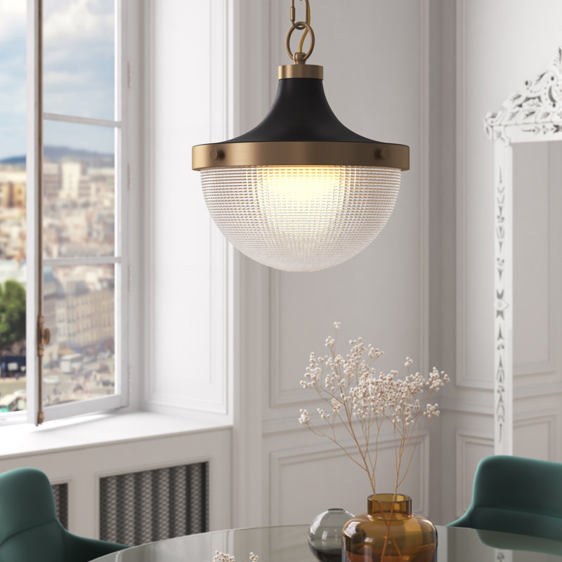 Luminaire suspendu bol 1 lumière Layla