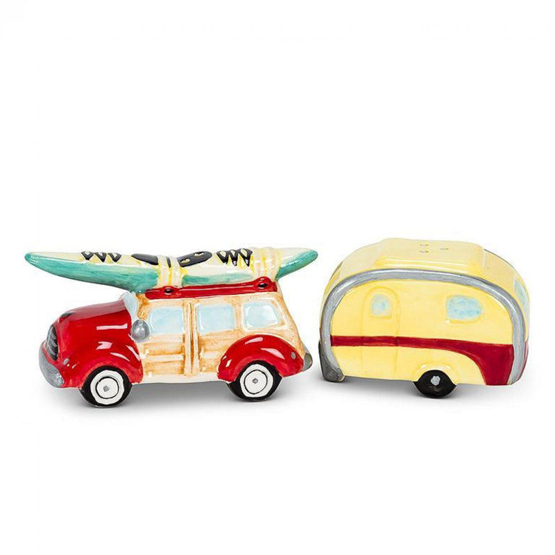 Salière et poivrière Woody Car & Camper