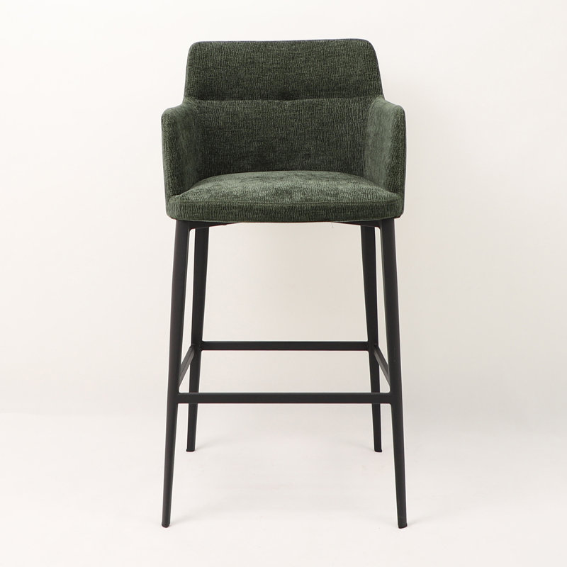 Tabouret de bar et de comptoir Jahnke Earle, Tabouret de bar (siège d'une hauteur de 29 po), Vert forêt