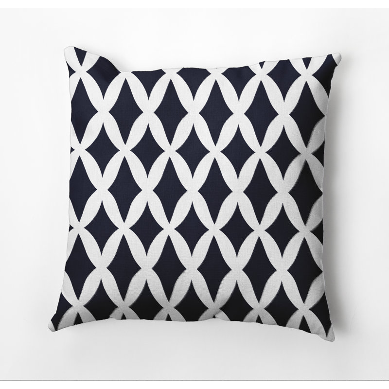 Housse et insert de coussin carré Subline, Bleu marine, H 20 po x l 20 po