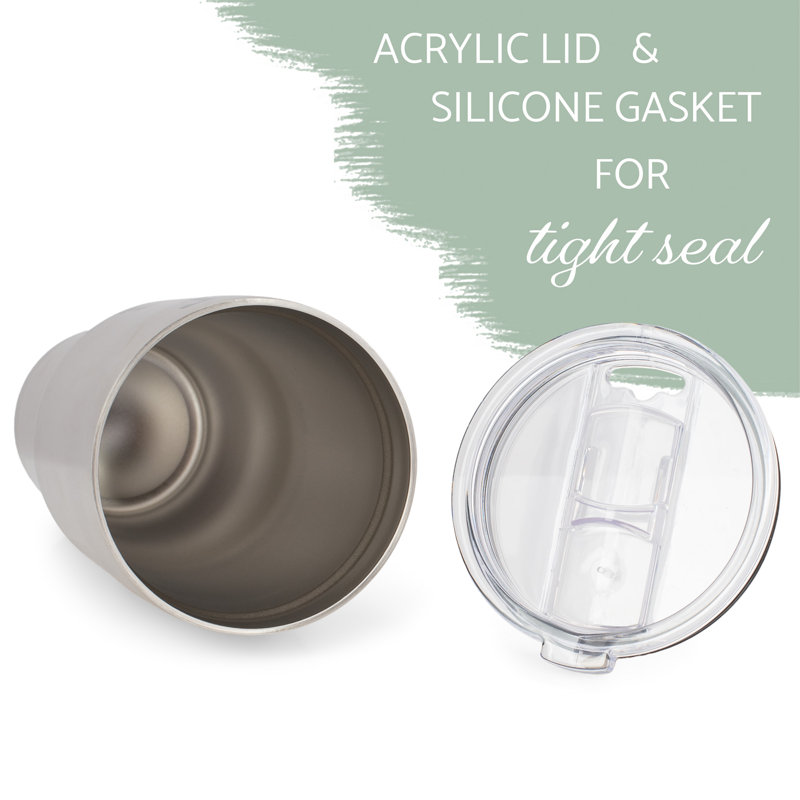 30 oz. Gobelet de voyage isolé en acier inoxydable