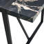 Table industrielle avec pieds en métal noir, 55 * 31,4, pour le bureau, la cuisine, la terrasse, la salle à manger, 1,5 po d'épaisseur 0,5 po et 4 à 6 personnes, décoration de salle-954019086-954019084