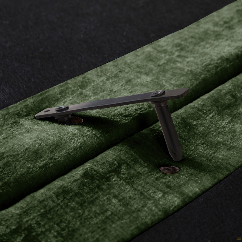 Canapé en L à 2 places avec repose-pieds avec 2 accoudoirs et 2 coussins décoratifs pour les petits espaces de vie, facile à assembler, chenille verte