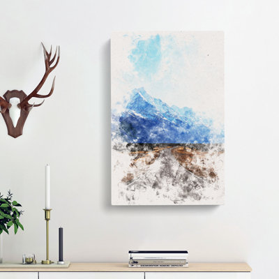 Road to Mount Cook in New Zealand - Wrapped Canvas