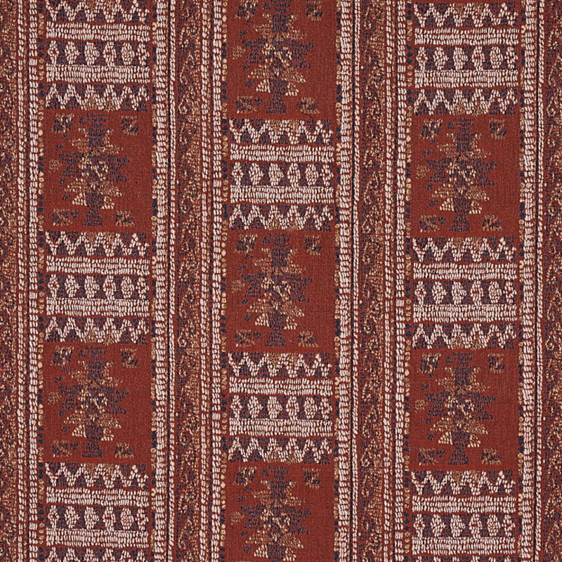 Tissu jacquard Maracena, Rouge