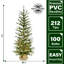 Remise en bois Sapin de Noël de ferme avec sac en toile de jute et lumières DEL blanc chaud