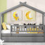 Lit simple en bois avec lit gigogne simple-998635939
