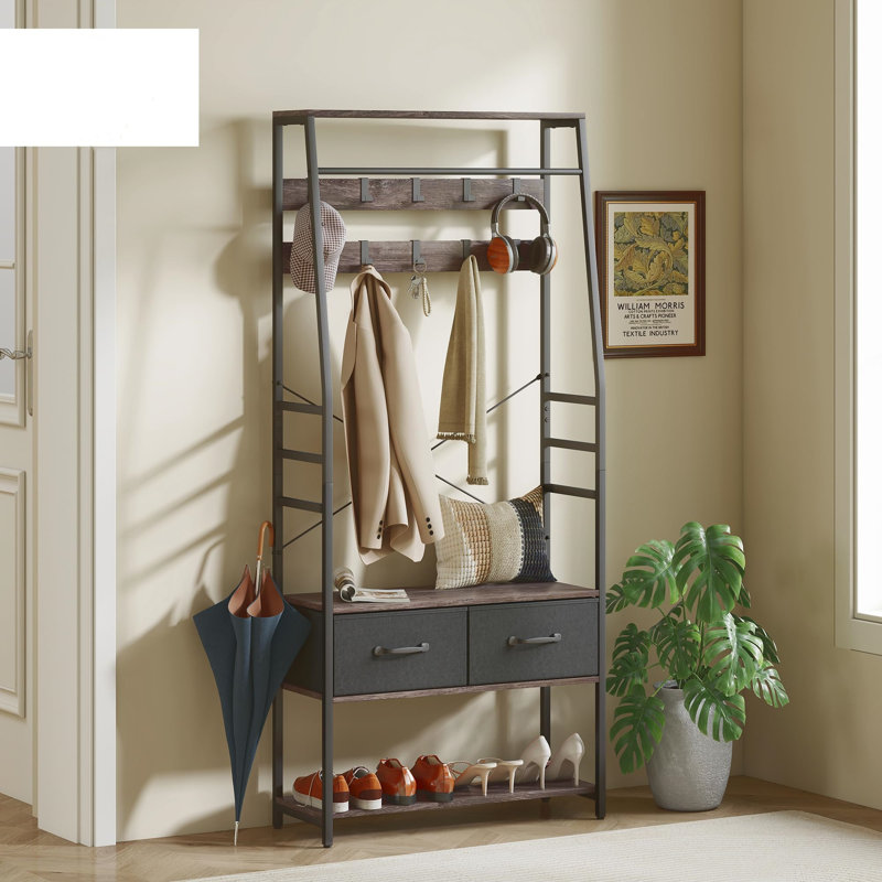 80cm Clothing Rack, Brown