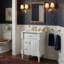 Meuble-lavabo autoportant de 24 po avec lavabo en céramique, cadre en bois massif, tiroir rabattable et support de porte-1672618168