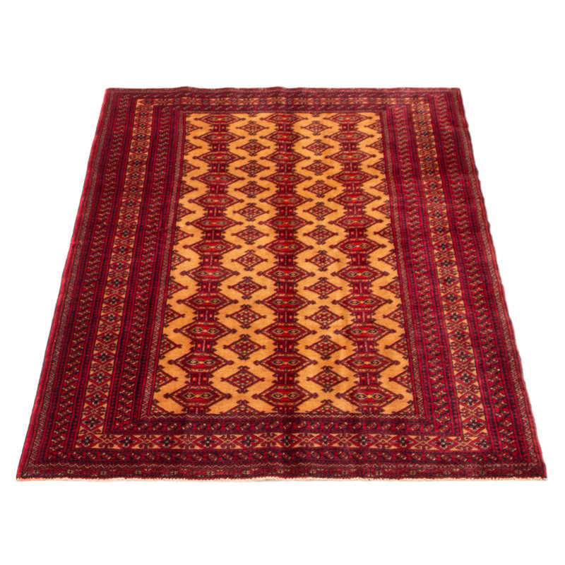 Tapis rouge Teimani 4 pi 2 po x 6 pi 2 po