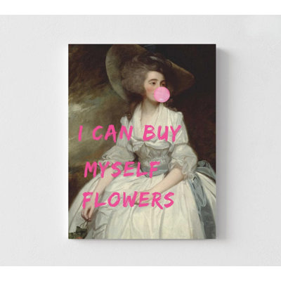 I Can Buy Myself Flowers – Modern Feminist Pop Art Print