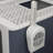 White Covered Cat Litter Box, Front Entry & Top Exit with Scoop for Large Cats