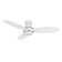 48" Smart Flush Mount Ceiling Fan with Remote Control and Light Kit Included