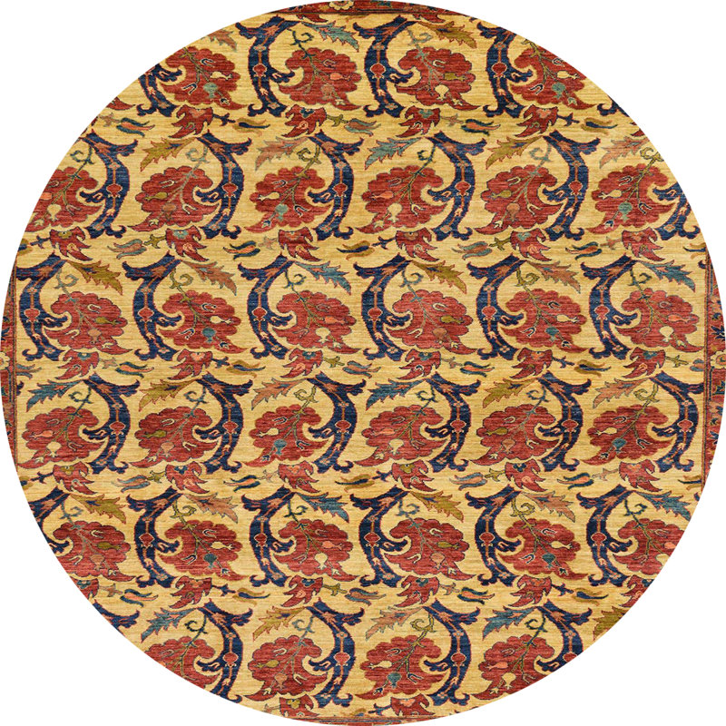 Tapis abstrait moderne 152, Rond 8 pi