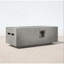 Concrete Propane Outdoor Fire Pit Table(Grey Concrete)