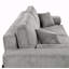 Grand canapé-lit de 91 po avec rangement, canapé 3 places moderne, convertible pour les petits espaces, le salon et la chambre à coucher, gris