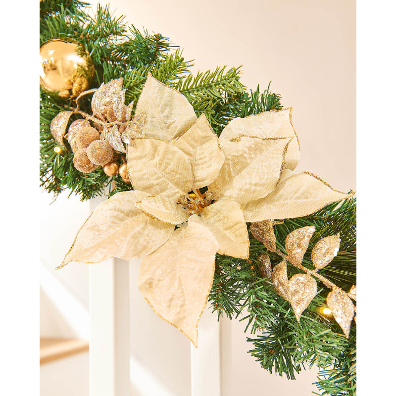 274.32cm Lighted Faux Garland with Lights