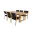 Zulma 6 - Person Solid Wood Dining Set