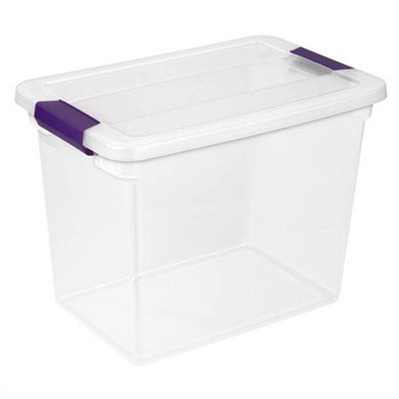 Sterilite Plastic Storage Containers with Latching Lids, Clear