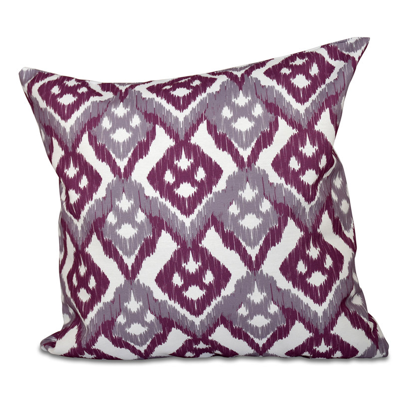 Housse et insert de coussin extérieur d'extérieur, H 18 po x l 18 po, Lavande